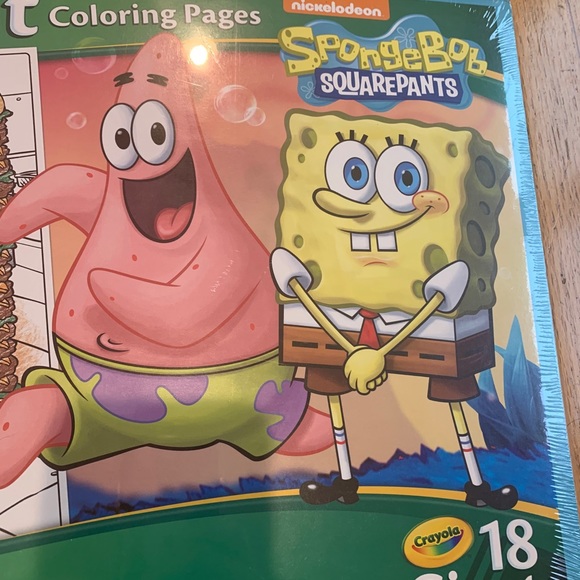 Crayola Toys Crayola Giant Coloring Pages Spongebob New Poshmark